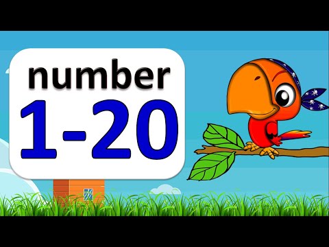 นับเลข 1-20 ภาษาอังกฤษ | Number 1-20 | Learn and song