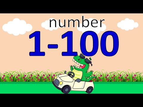 นับเลข 1-100 ภาษาอังกฤษ | Numbers 1-100 | Learn and song